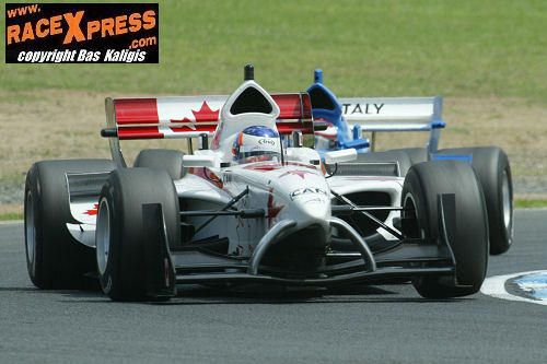Sean McIntosh, hier in actie op Eastern Creek
